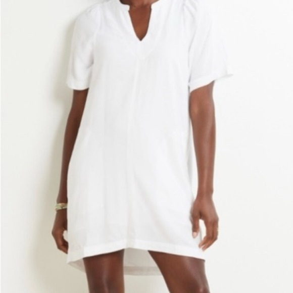 Splendid Tawny White Dress With Pockets Size Medium - Picture 1 of 11